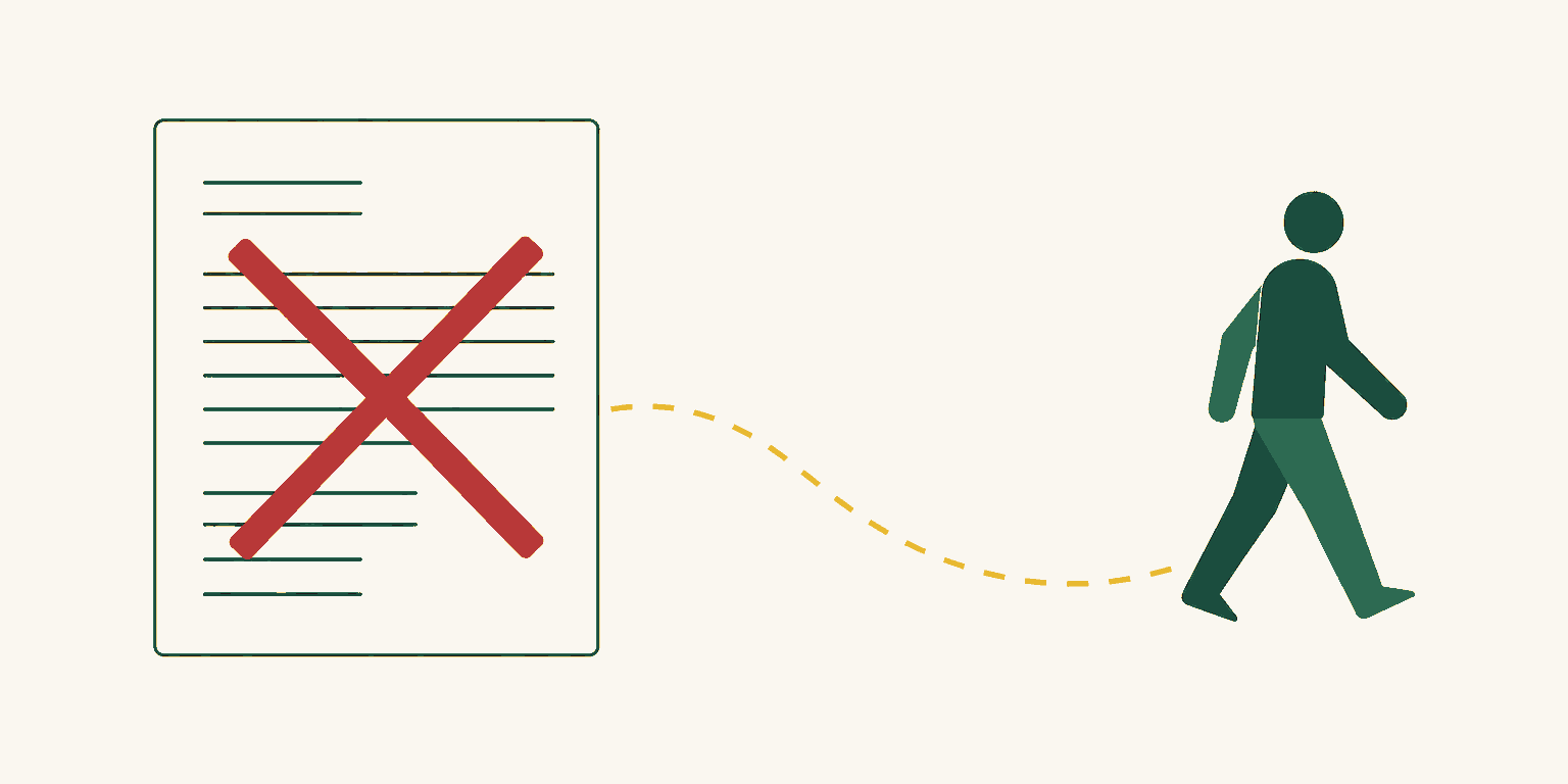 Illustrazione di errori comuni nei preventivi con segnali di avvertimento